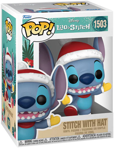 FUNKO POP Holiday Disney Stitch with hat 1503